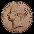 London Coins : A192 : Lot 1353 : Penny 1841 REG: Peck 1480 with colon GVF and a rare variety