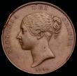 London Coins : A192 : Lot 1362 : Penny 1846 DEF Close Colon Peck 1491 the date 1846 struck over a slightly lower and to the left 1846...