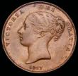 London Coins : A192 : Lot 1363 : Penny 1847 DEF Far Colon Peck 1493 AU with some subdued lustre