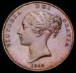 London Coins : A192 : Lot 1366 : Penny 1848 8 over 7 Peck 1495 Chocolate UNC/AU but once lightly cleaned or dipped in olive oil or so...
