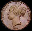 London Coins : A192 : Lot 1380 : Penny 1855 Plain Trident Peck 1509, AU but once lightly cleaned or dipped in olive oil or something ...