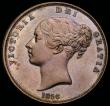 London Coins : A192 : Lot 1383 : Penny 1856 Plain Trident Peck 1510 EF and a key date but once lightly cleaned or dipped in olive oil...