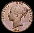 London Coins : A192 : Lot 1392 : Penny 1858 8 over 6 surprisingly unlisted by Peck and Spink the overdate clear AU but once lightly c...