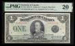 London Coins : A192 : Lot 140 : Canada Dominion Bank 1 Dollar dated July 2 1923, black seal Campbell/Clark group 4D Very Fine PMG 20
