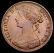 London Coins : A192 : Lot 1408 : Penny 1863 Freeman 42 dies 6+G UNC the reverse appears struck from rusty dies