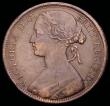London Coins : A192 : Lot 1409 : Penny 1864 Plain 4 Freeman 49 dies 6+G VF hard to find in grades above Fine