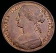 London Coins : A192 : Lot 1413 : Penny 1872 Freeman 62 dies 6+G A/UNC with some small toning spots reverse