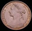 London Coins : A192 : Lot 1419 : Penny 1876H Freeman 89 dies 8+J the scarcer Wide date type, EF