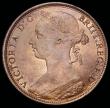 London Coins : A192 : Lot 1439 : Penny 1889 14 Leaves Freeman 128 dies 13+N Sharp UNC with considerable underlying lustre the reverse...