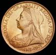 London Coins : A192 : Lot 1446 : Penny 1895 Freeman 141 dies 1+B UNC with good lustre