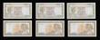 London Coins : A192 : Lot 150 : France 500 Francs 6.2.1941 (3 consecutives) S/N Y.2342 974, 975 and 976 Pick 95b Unc and a large ple...