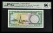 London Coins : A192 : Lot 151 : Gambia 10 Shillings ND (1965-70) watermark Crocodile's Head  Pick 1a PMG 66 EPQ