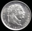London Coins : A192 : Lot 1523 : Shilling 1817 ESC 1232, Bull 2144 UNC in an CGS holder and graded 82