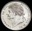 London Coins : A192 : Lot 1527 : Shilling 1824 ESC 1251, Bull 2400 Bright EF 
