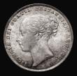London Coins : A192 : Lot 1537 : Shilling 1866 ESC 1314 Die Number 58 nicely toned in an CGS Holder graded 82
