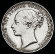 London Coins : A192 : Lot 1540 : Shilling 1876 ESC 1328, Bull 3046, Die Number 27, bright EF and scarce