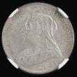 London Coins : A192 : Lot 1550 : Shilling 1894 ESC 1363, Bull 3156, graded MS64 by NGC