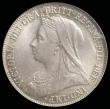 London Coins : A192 : Lot 1555 : Shilling 1897 ESC 1366, Bull 3162, UNC with attractive tone, in an LCGS holder and graded LCGS 82