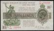 London Coins : A192 : Lot 16 : Ten Shillings Warren Fisher T30 issued 1922 P/98 239389, Good VF some dirt reverse