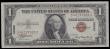 London Coins : A192 : Lot 163 : Hawaii 1 Dollar emergency issue of 1942 (overprint on USA 1935A Silver Certificate) series S--C, Pic...