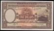London Coins : A192 : Lot 165 : Hong Kong, The Hong Kong & Shanghai Banking Corporation 5 Dollars dated 30th March 1946 S/N V794...