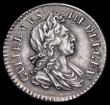 London Coins : A192 : Lot 1805 : Threepence 1699 ESC 2001 EF, S3350 , EF with a pleasing tone, rare in this high grade