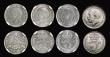 London Coins : A192 : Lot 1936 : Silver Threepence in slabs (4) 1916 NGC MS62, 1917 NGC MS63, 1917 CGS 82 and 1936 NGC MS62