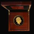 London Coins : A192 : Lot 242 : Britannia 500 Pounds 2016 5 Ounce Gold Proof FDC in the Royal Mint box of issue with certificate and...