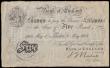 London Coins : A192 : Lot 27 : Five Pounds Nairne May 1st 1908, B208b, B/4 85869, rare early date, GVF or better with faint discolo...