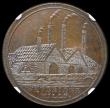 London Coins : A192 : Lot 384 : Penny 1812 Bunn and Company Weybridge W1200 Unc with some contact marks and graded MS61BN by NGC