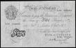 London Coins : A192 : Lot 39 : Five Pounds Peppiatt white B264 thin paper dated 5th February 1947 series L83 028663, VF or better