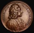 London Coins : A192 : Lot 402 : Death of Archbishop William Wake 1725 42mm copper right facing bust in clerical robes, Latin script ...
