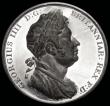 London Coins : A192 : Lot 411 : Death of George IV 1830 40mm diameter in White Metal by E. Thomason after J. Dassier and by J. Marri...
