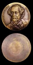 London Coins : A192 : Lot 420 : Harrow School - The Shakespeare Prize - 44mm diameter in bronze by L.C.Wyon,  Obverse: Bust of Shake...