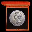 London Coins : A192 : Lot 432 : Diamond Jubilee of Queen Victoria 1897 56mm diameter in silver, The Official Royal Mint issue, by T....