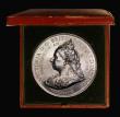 London Coins : A192 : Lot 435 : Queen Victoria Diamond Jubilee 1897 51mm in White Metal,  by F.Bowcher, for Spink & Son, London,...