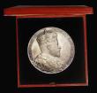 London Coins : A192 : Lot 438 : Coronation of Edward VII 1902 56mm diameter in silver the Official Royal Mint issue Eimer 1871, BHM ...