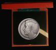 London Coins : A192 : Lot 459 : Investiture of Prince Charles as Prince of Wales 1969 52mm diameter in silver, 72 grams, by E. Fey (...