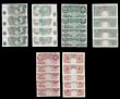 London Coins : A192 : Lot 48 : O'Brien Britannia One Pound (4) being 2 consecutive pairs B273 S73K 563276 and 277, U81J 784930...