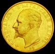 London Coins : A192 : Lot 540 : Bulgaria 100 Leva Gold 1894 KB Ferdinand I as Prince, KM#21 VF with contact marks and one small rim ...