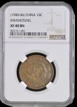 London Coins : A192 : Lot 557 : China - Kwangtung Province Ten Cash undated (1900-1906) Y#193 NGC XF40 BN