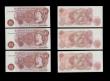 London Coins : A192 : Lot 59 : Ten Shillings Fforde B310 issued 1967 very last run D38N (5 consecutives) 435848 - 435852  UNC