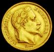 London Coins : A192 : Lot 595 : France 20 Francs 1862 BB EF