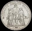 London Coins : A192 : Lot 600 : France 5 Francs 1849A Hercules Group KM756.2 Unc or near so and brilliant