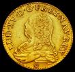 London Coins : A192 : Lot 608 : France Louis D'Or 1727 E KM489.7 privy mark under bust sideways C or horseshoe pleasant VF the ...
