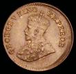 London Coins : A192 : Lot 636 : India Error 1/12 Anna 1928 struck about 10% off centre so up to 2mm blank flan protruding to one sid...