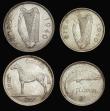 London Coins : A192 : Lot 652 : Ireland 1940 (2) Halfcrown and Two Shillings both EF or better
