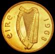London Coins : A192 : Lot 656 : Ireland Penny 1968 Proof KM#11, Spink 6643 (Proof or Specimen) reported to be just 20 minted Brillia...