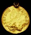 London Coins : A192 : Lot 706 : Russia Poltina (Gold 1/2 Ruble) 1777 Catherine The Great obverse with crowned monogram reverse scarc...