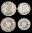 London Coins : A192 : Lot 721 : South Africa Sixpence 1923 KM#A16a AU/UNC and toned along with Threepence 1923 VF once cleaned